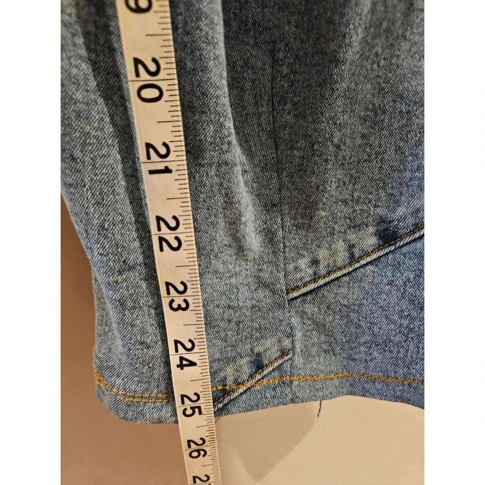 Stylewe High Waist Wide Barrel Leg Jeans Pleated Light Wash Jeans Size Large - Picture 5 of 10